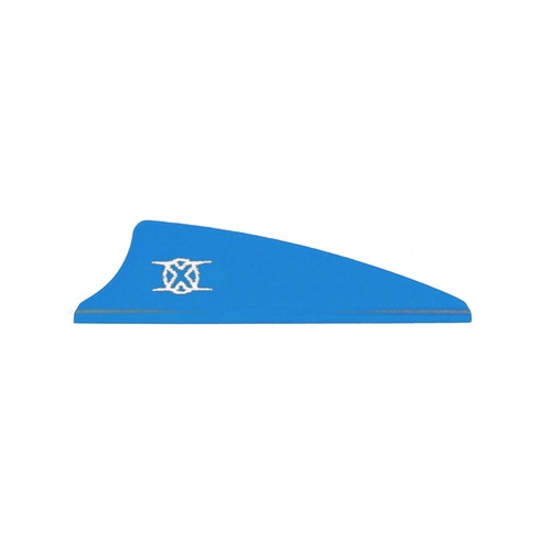 Bohning X Vane 1.5" Satin Blue 36 PK