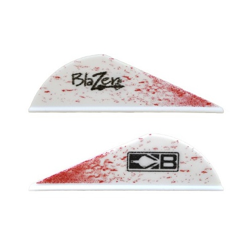 Bohning Blazer Vane White Splatter 36 PK