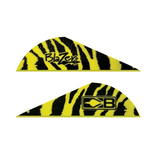 Bohning Blazer Vane Yellow Tiger 100 PK