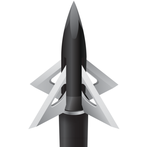 Slick Trick Broadhead Grizz Trick 2 100 GN 1 1/4" Cutting Diameter 4 PK